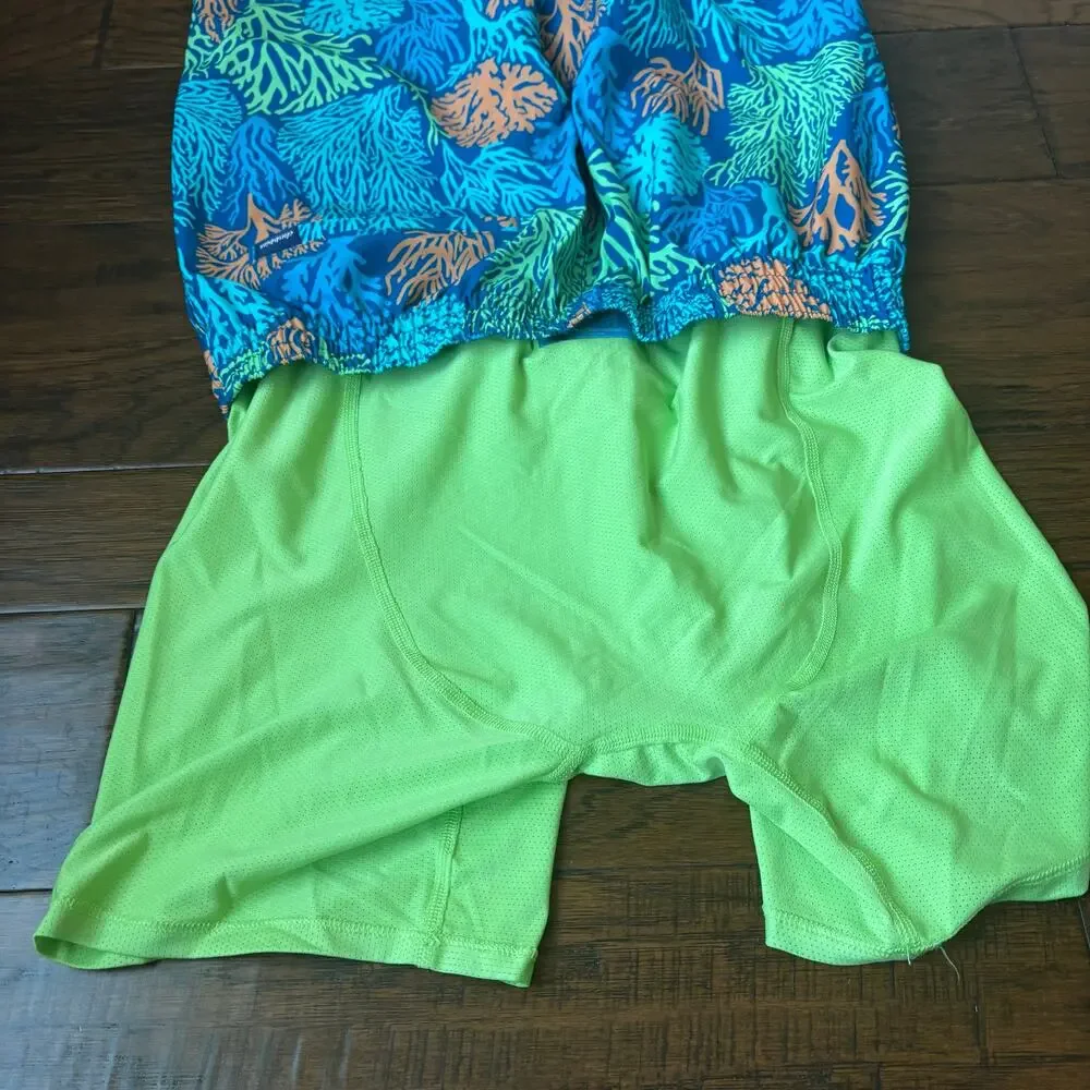 Chubbies 7 Swim Short Lined‎ Bright Blue 7” Inseam Vacation Size M Men’s